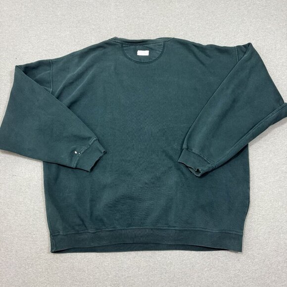 Vtg University of Denver Gear For Sports Cotton 90s Green Sweatshirt XXL Boxy - Picture 7 of 8